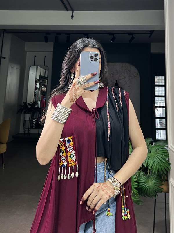 AAKRISH DESIGNERS Garba Glam Tops