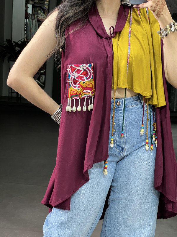 AAKRISH DESIGNERS Garba Glam Tops