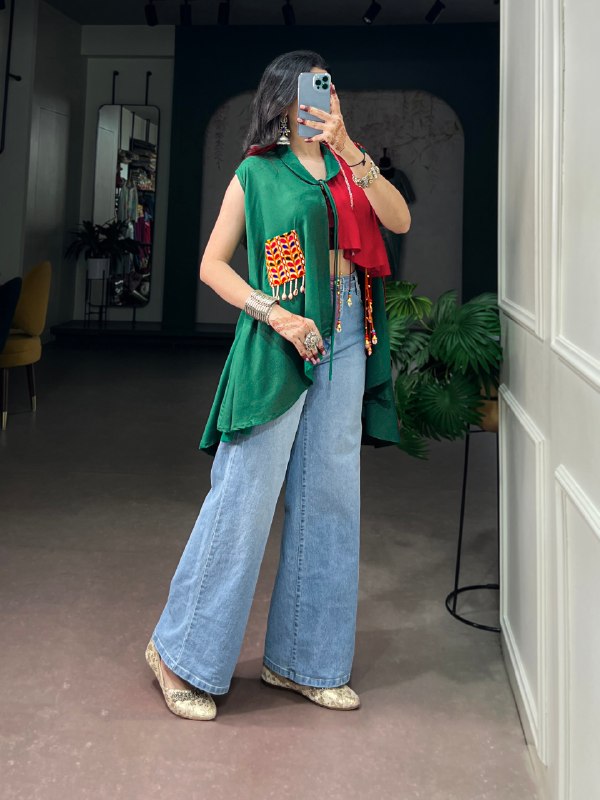 AAKRISH DESIGNERS Garba Glam Tops