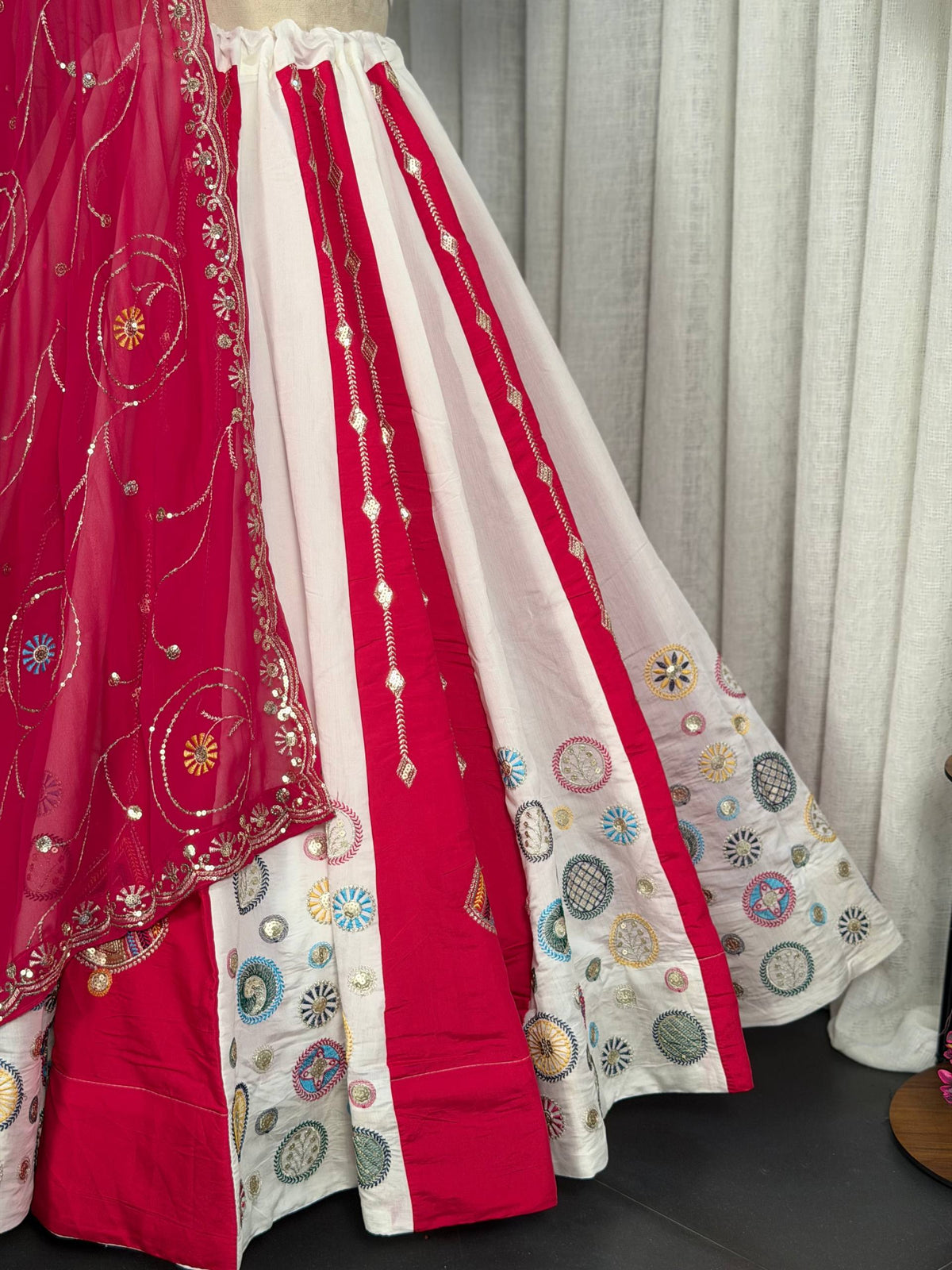 AAKRISH DESIGNERS NEW PATTERN LENGHA CHOLI 2026