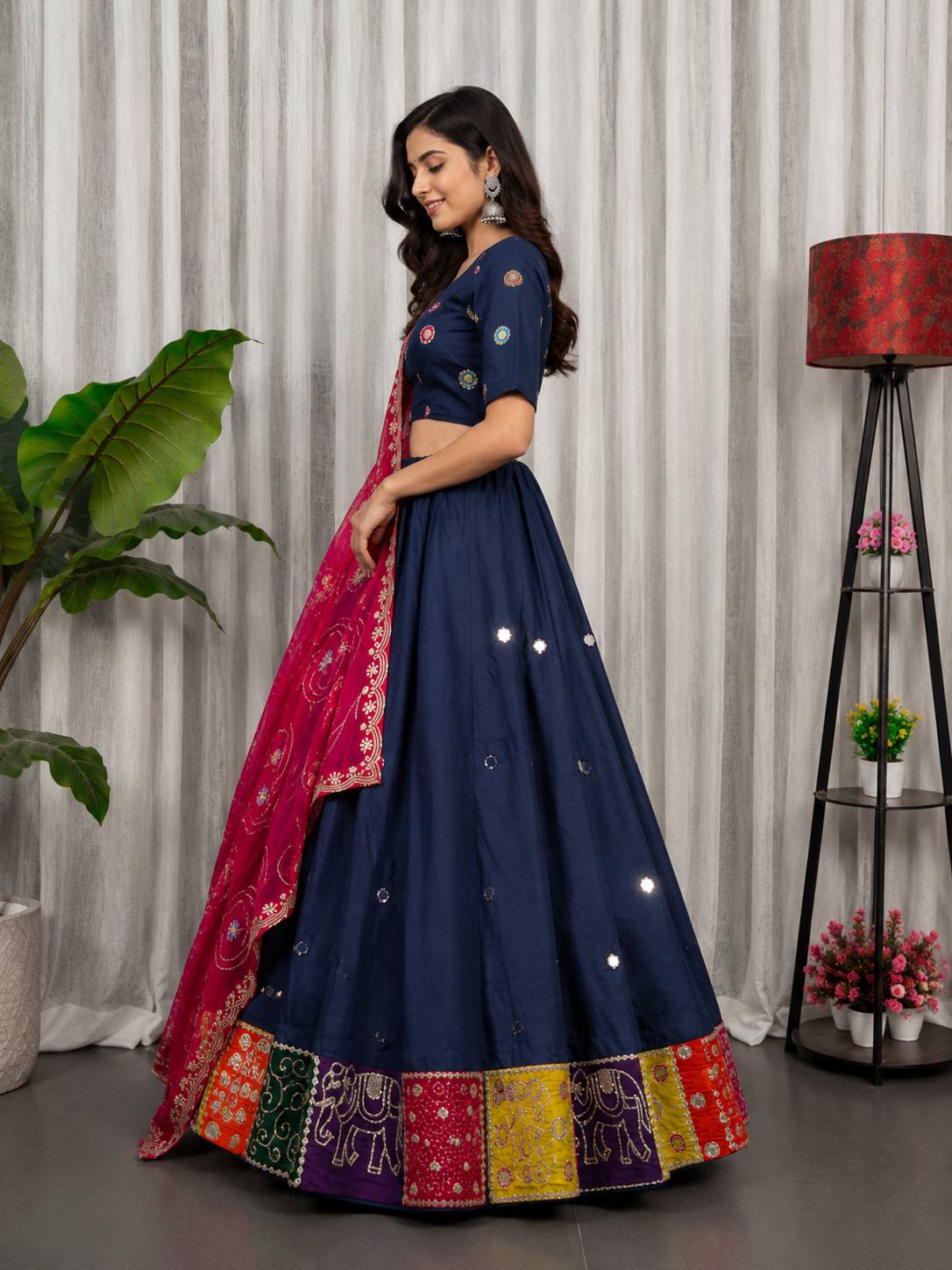 AAKRISH DESIGNERS NEW PATTERN LENGHA CHOLI 2026