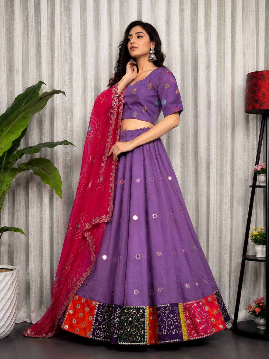 AAKRISH DESIGNERS NEW PATTERN LENGHA CHOLI 2026