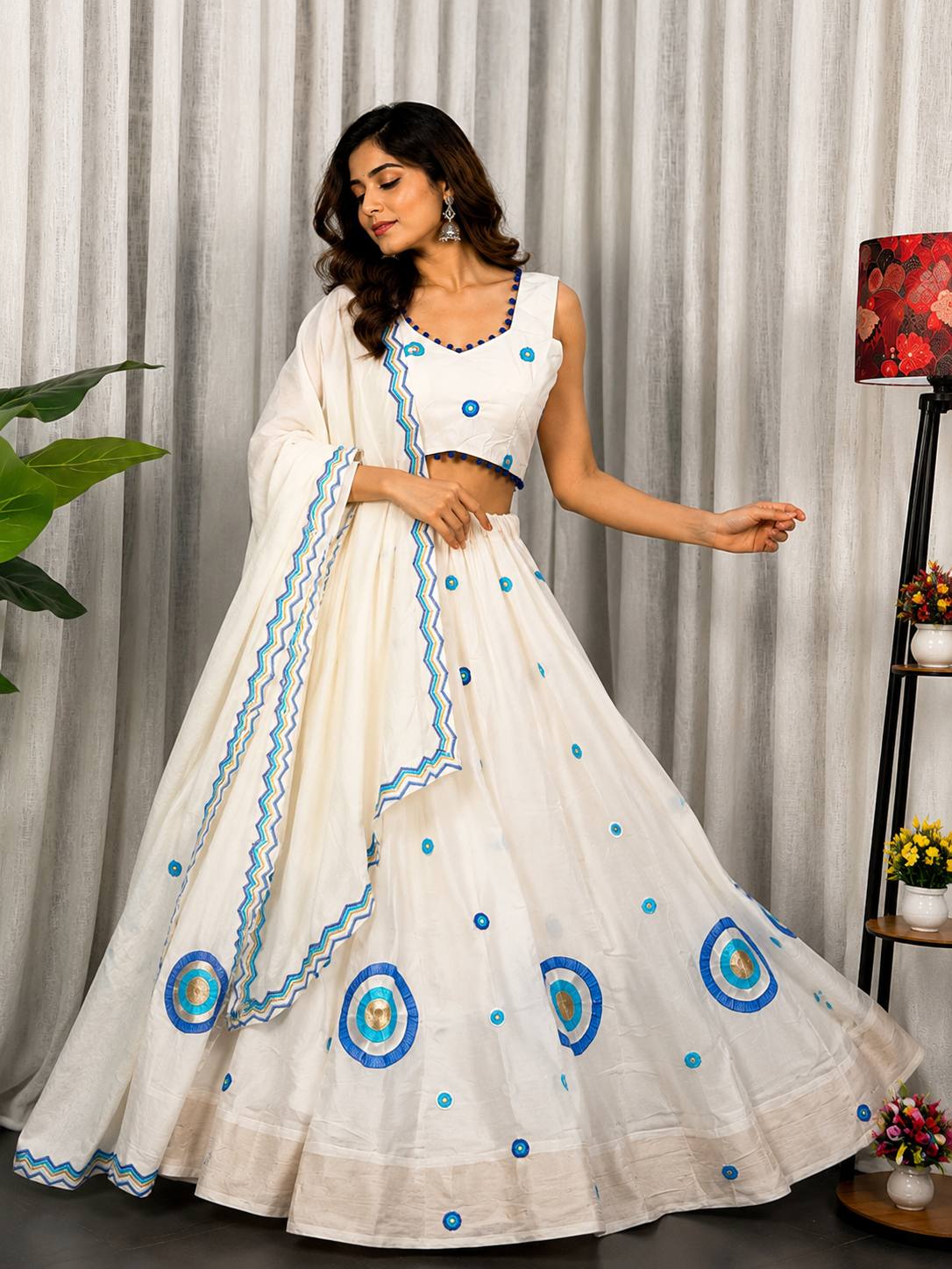 AAKRISH DESIGNERS NEW PATTERN LENGHA CHOLI 2026