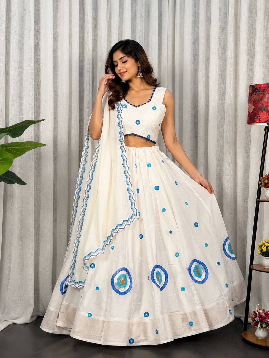 AAKRISH DESIGNERS NEW PATTERN LENGHA CHOLI 2026