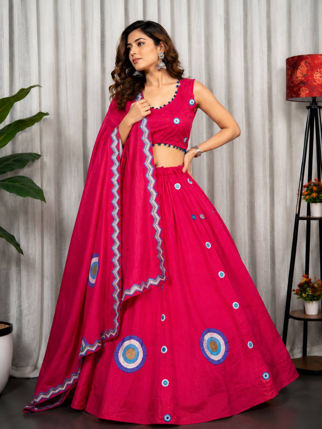 AAKRISH DESIGNERS NEW PATTERN LENGHA CHOLI 2026