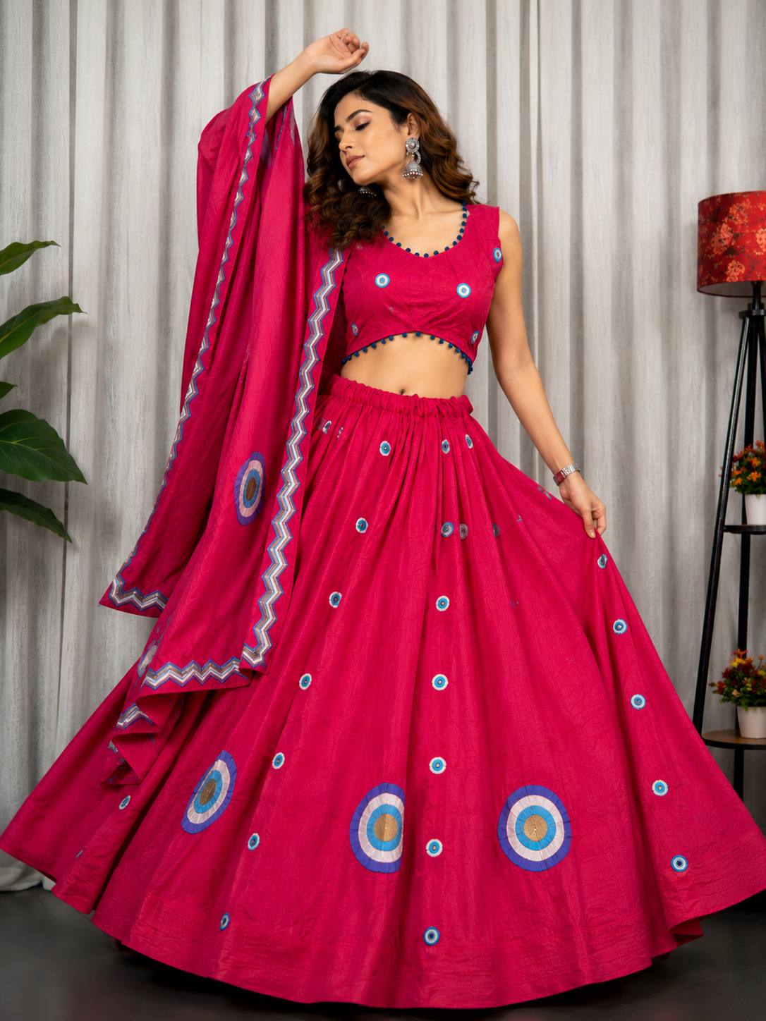 AAKRISH DESIGNERS NEW PATTERN LENGHA CHOLI 2026