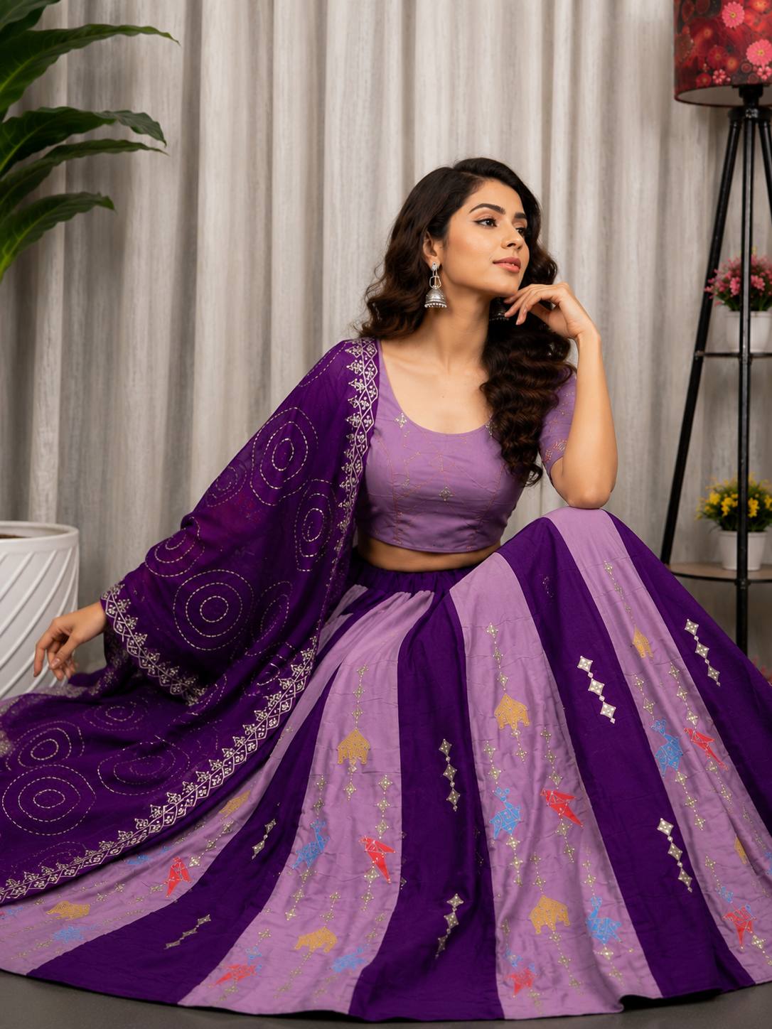 AAKRISH DESIGNERS NEW PATTERN LENGHA CHOLI 2026