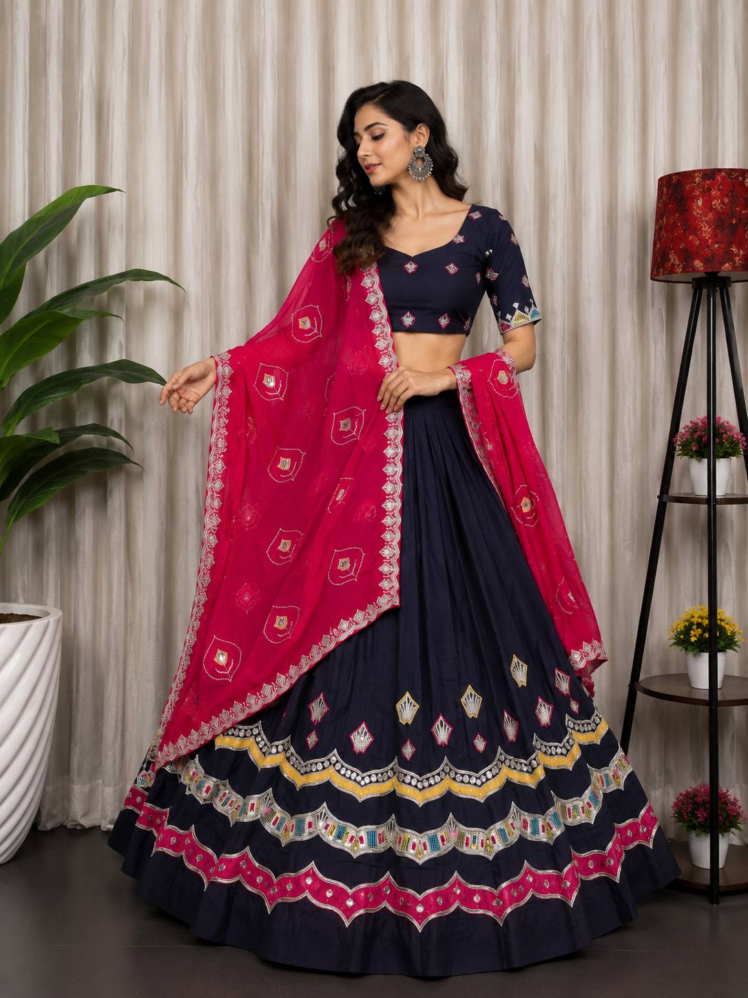 AAKRISH DESIGNERS NEW PATTERN LENGHA CHOLI 2026