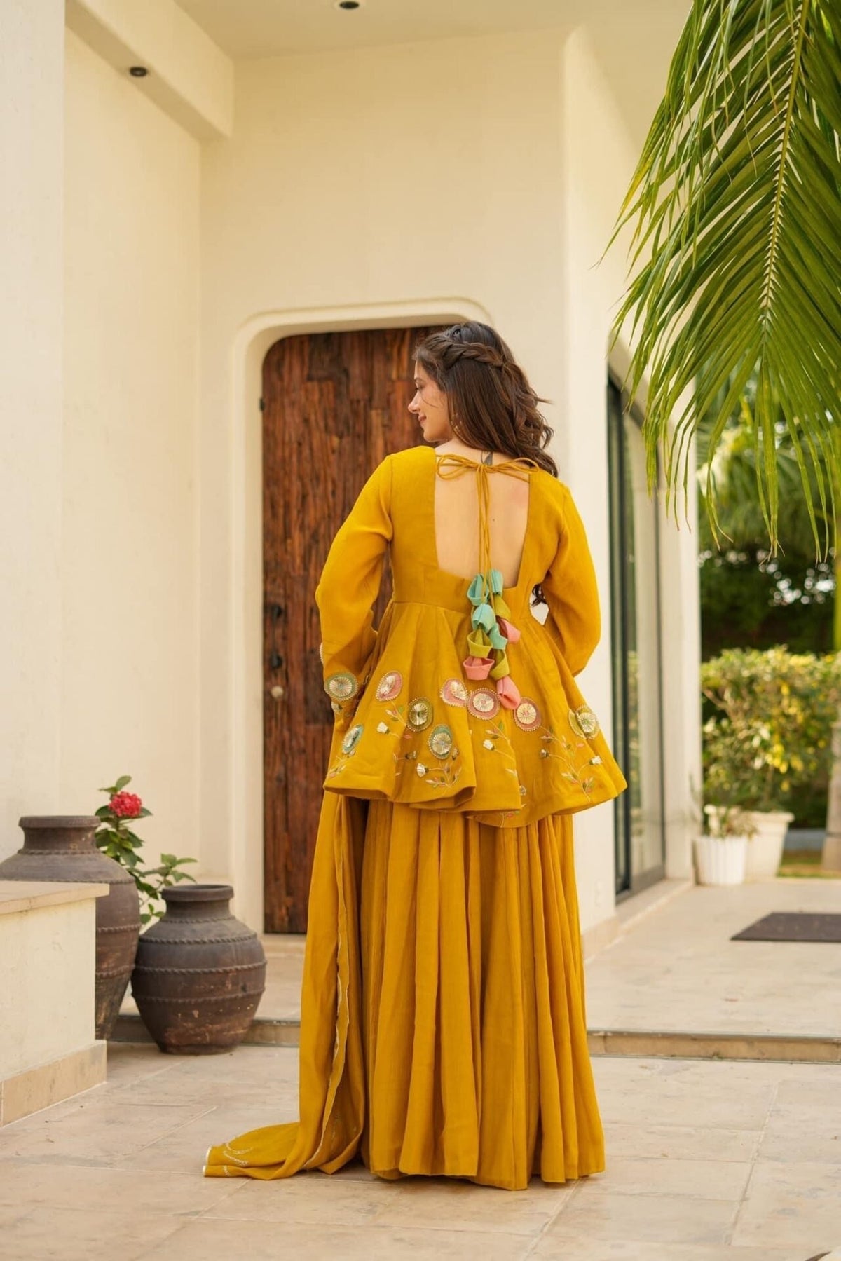 AakrishDesigners Tranding Plazzo set With Handwork