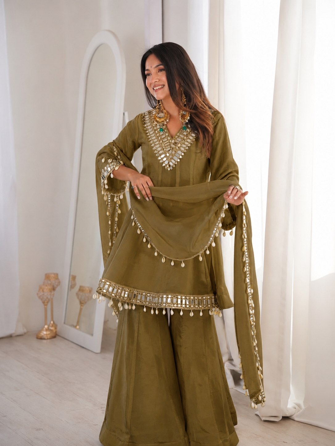 Aakrish Designers Tranding Plazzo Set 9Colour Available