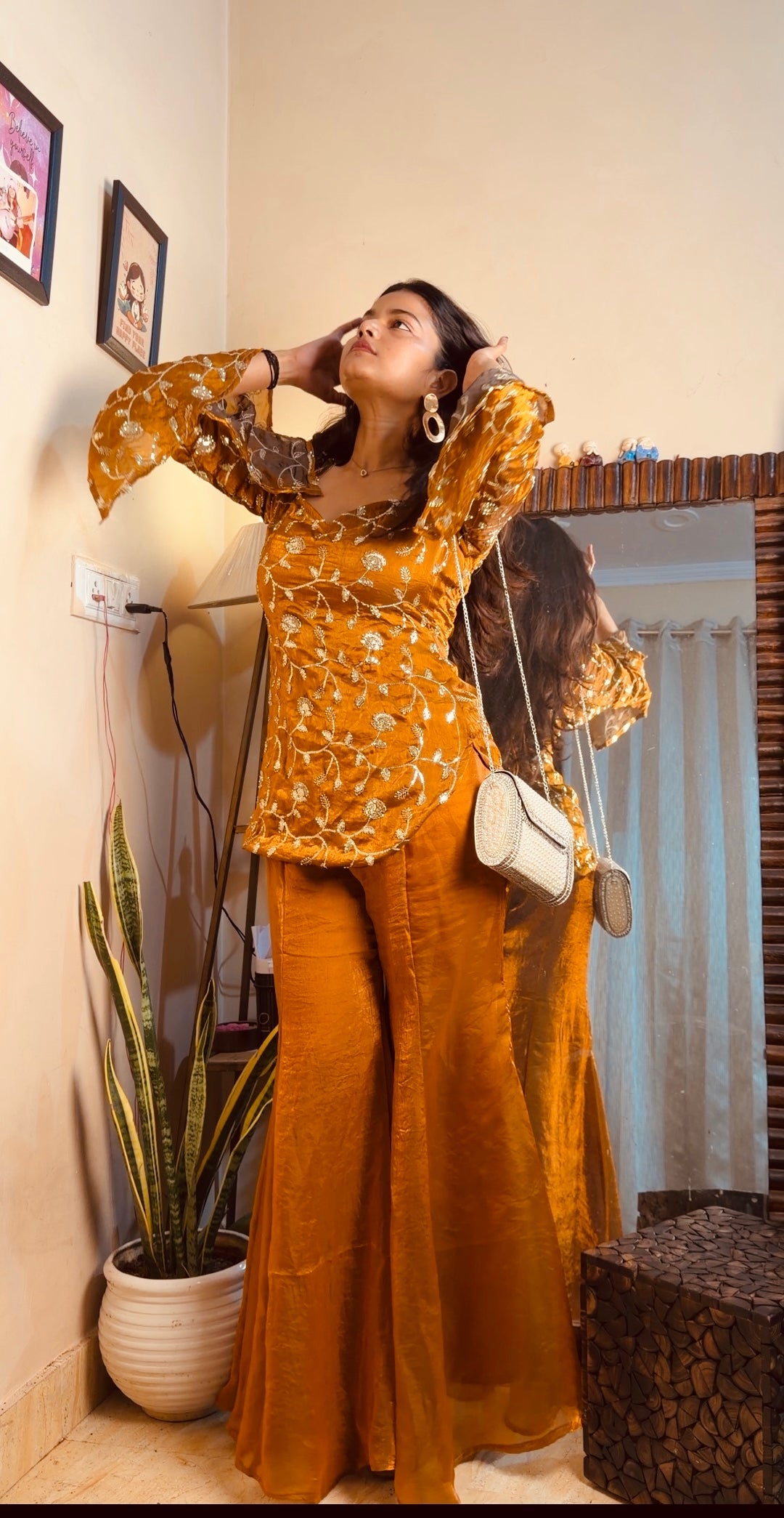 AAKRISH DESIGNERS HEAVY FRENDY SILK SUIT SET