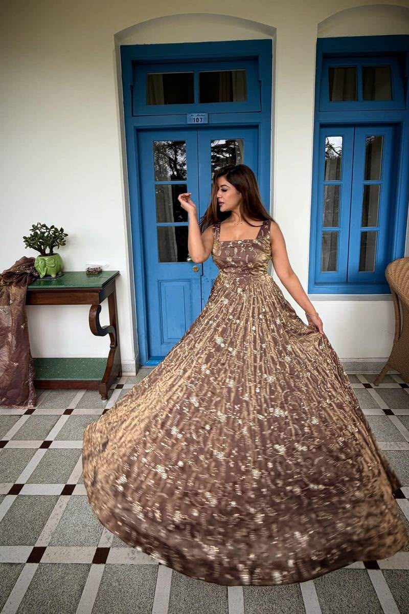 AAKRISH DESIGNERS HEVAY GOWN