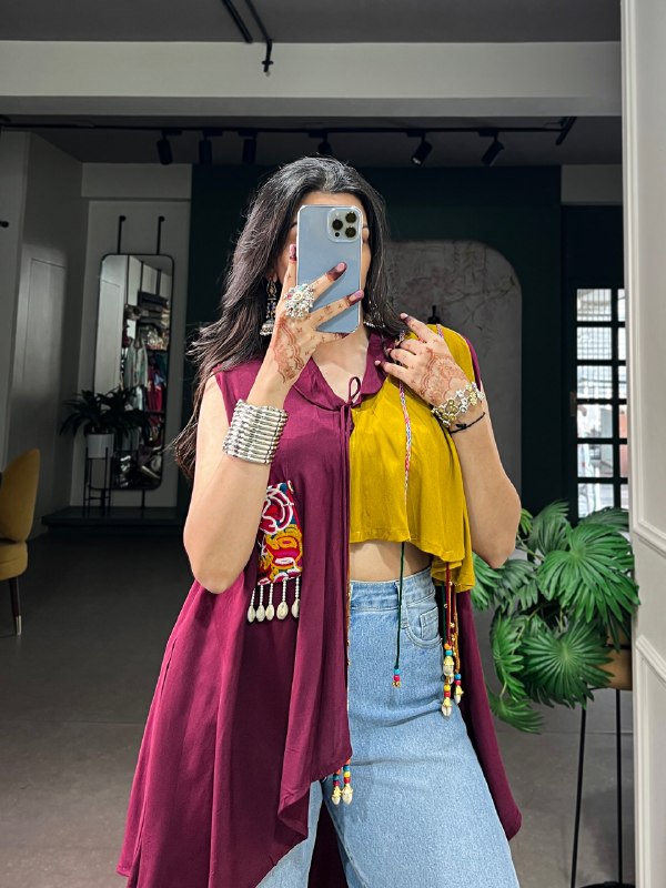 AAKRISH DESIGNERS Garba Glam Tops