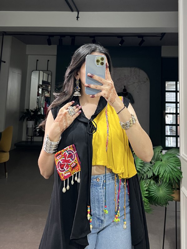 AAKRISH DESIGNERS Garba Glam Tops