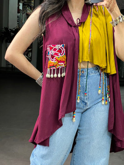 AAKRISH DESIGNERS Garba Glam Tops
