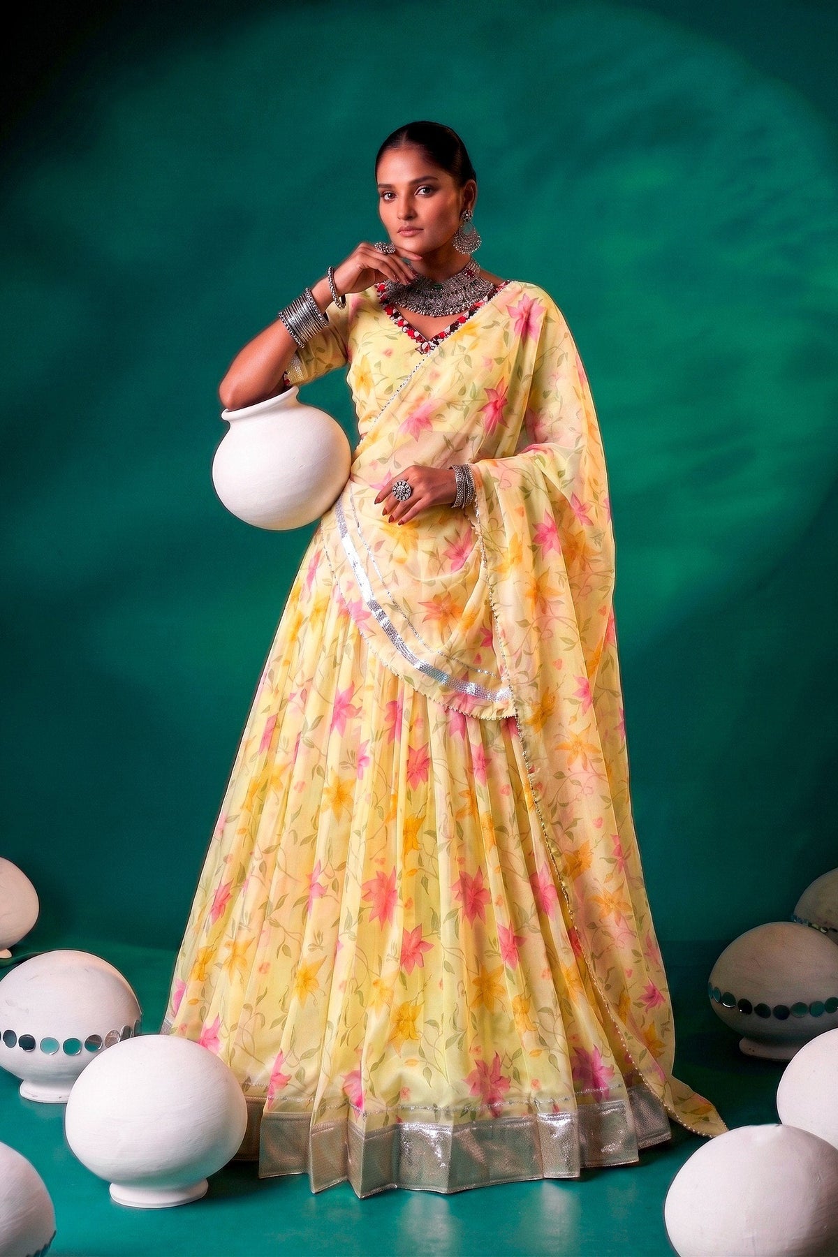 TRANDING AAKRISH DESIGNERS LENGHA CHOLI 2026