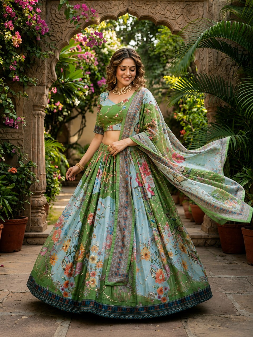 AAKRISH DESIGNERS PRESENTING NEW &TRENDING PARTYWEAR NAVRATRI COLLECTION CHOLI
