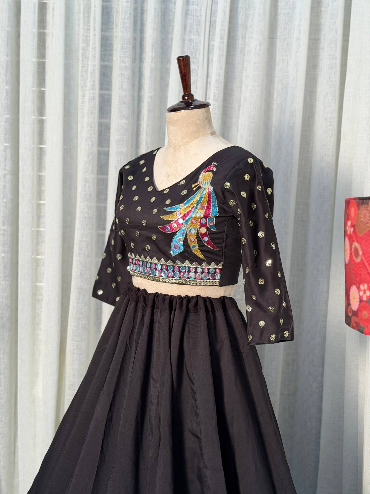 AAKRISH DESIGNERS NAVRATRI COLLECTION LENGHA CHOLI FULL STICH 2026