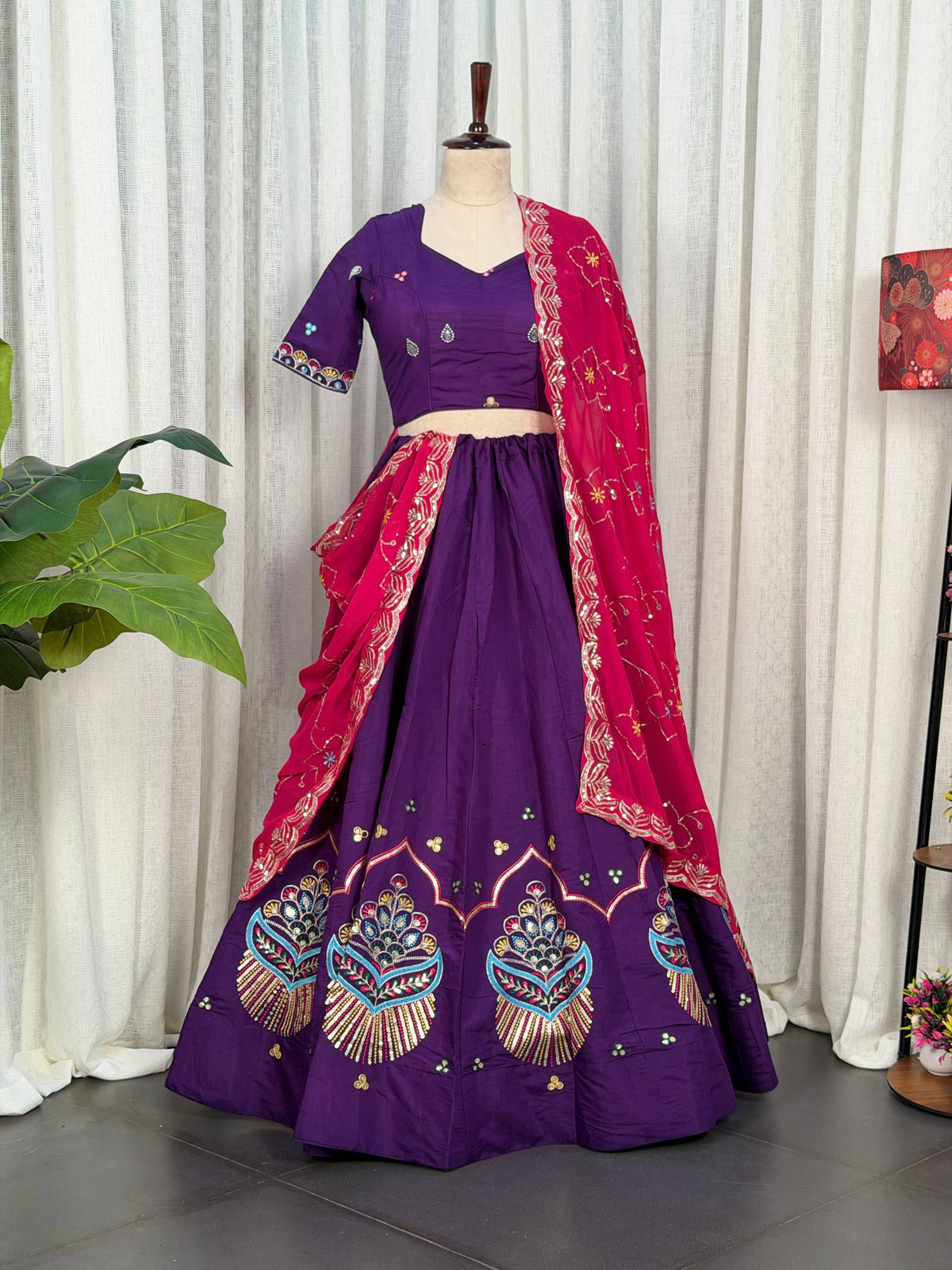 AAKRISH DESIGNERS NEW PATTERN LENGHA CHOLI 2026
