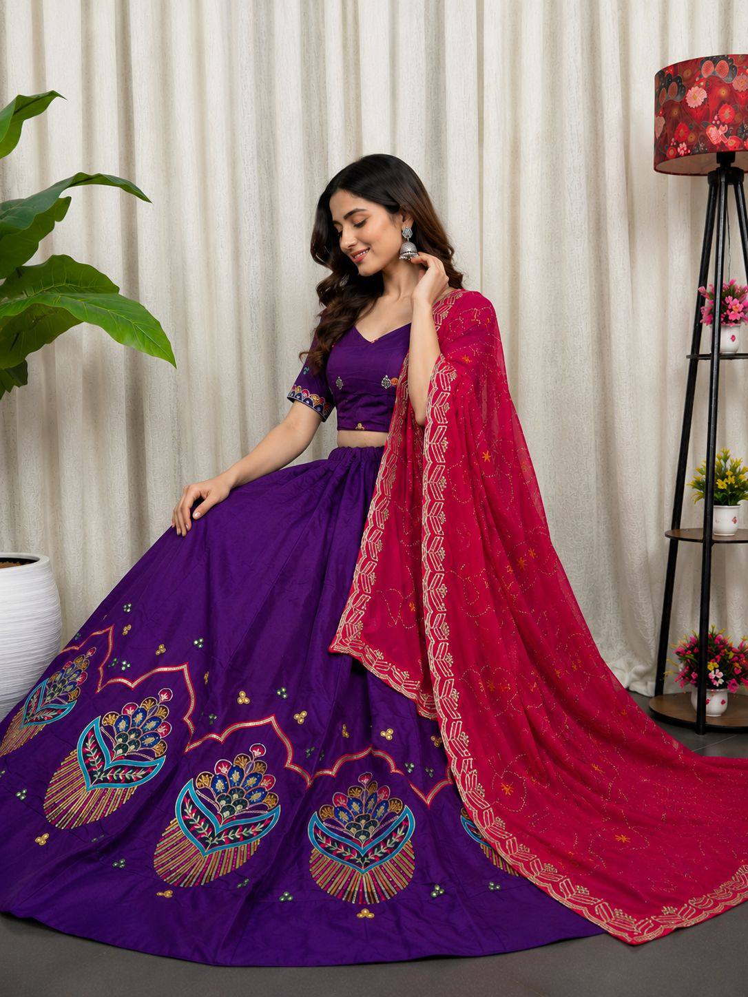 AAKRISH DESIGNERS NEW PATTERN LENGHA CHOLI 2026