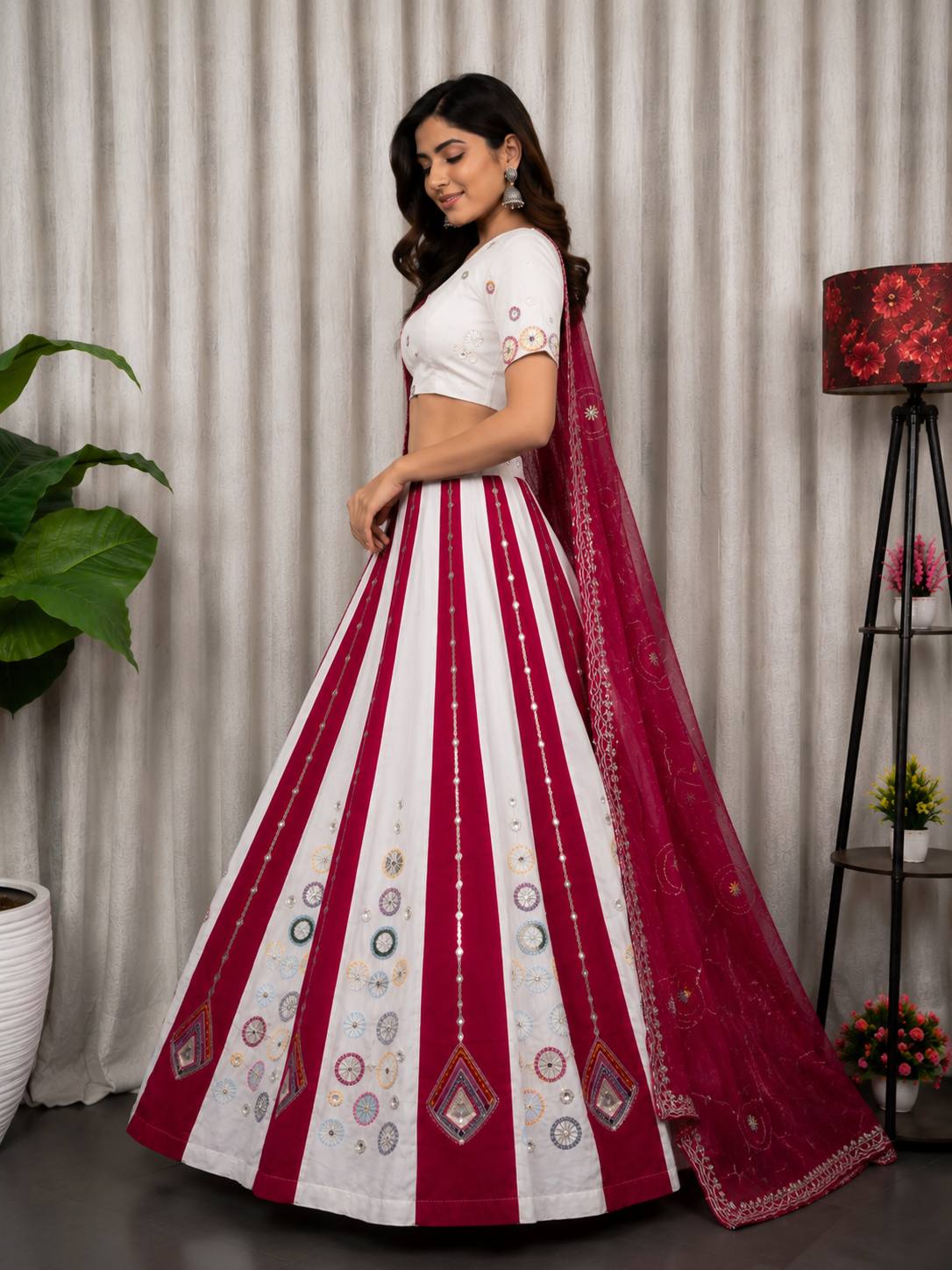 AAKRISH DESIGNERS NEW PATTERN LENGHA CHOLI 2026