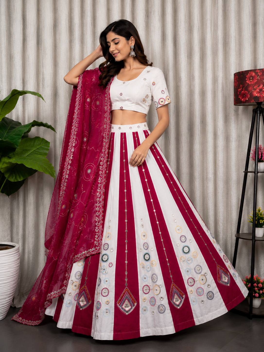 AAKRISH DESIGNERS NEW PATTERN LENGHA CHOLI 2026