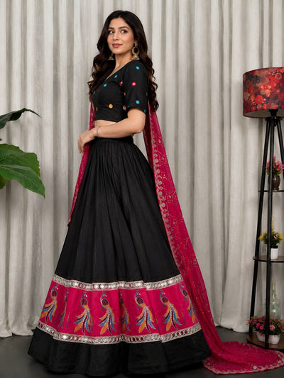 AAKRISH DESIGNERS TRANDING BLACK  LENGHA CHOLI 2026