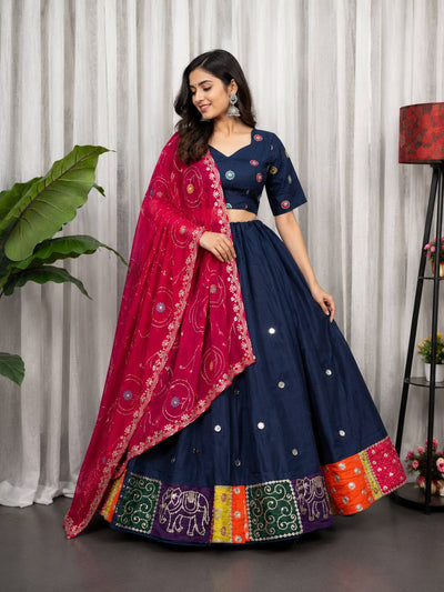 AAKRISH DESIGNERS NEW PATTERN LENGHA CHOLI 2026