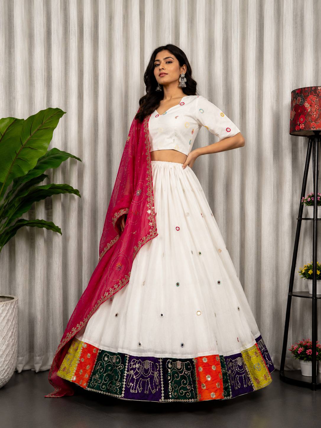 AAKRISH DESIGNERS NEW PATTERN LENGHA CHOLI 2026