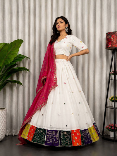 AAKRISH DESIGNERS NEW PATTERN LENGHA CHOLI 2026