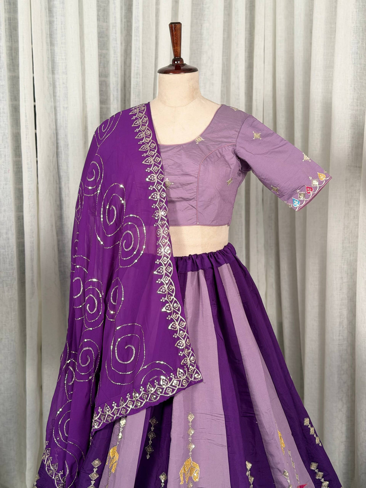 AAKRISH DESIGNERS NEW PATTERN LENGHA CHOLI 2026