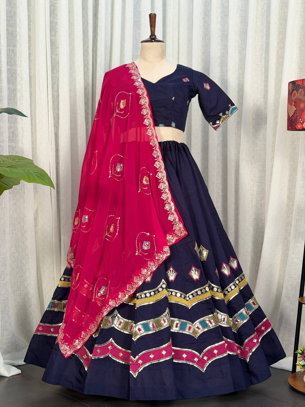 AAKRISH DESIGNERS NEW PATTERN LENGHA CHOLI 2026