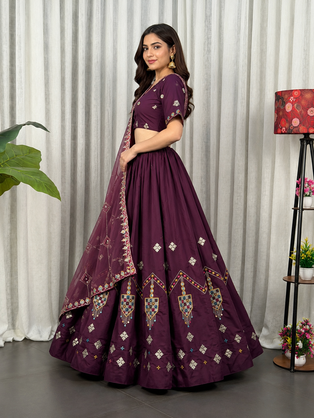 AAKRISH DESIGNERS NEW PATTERN LENGHA CHOLI RAMA 2026