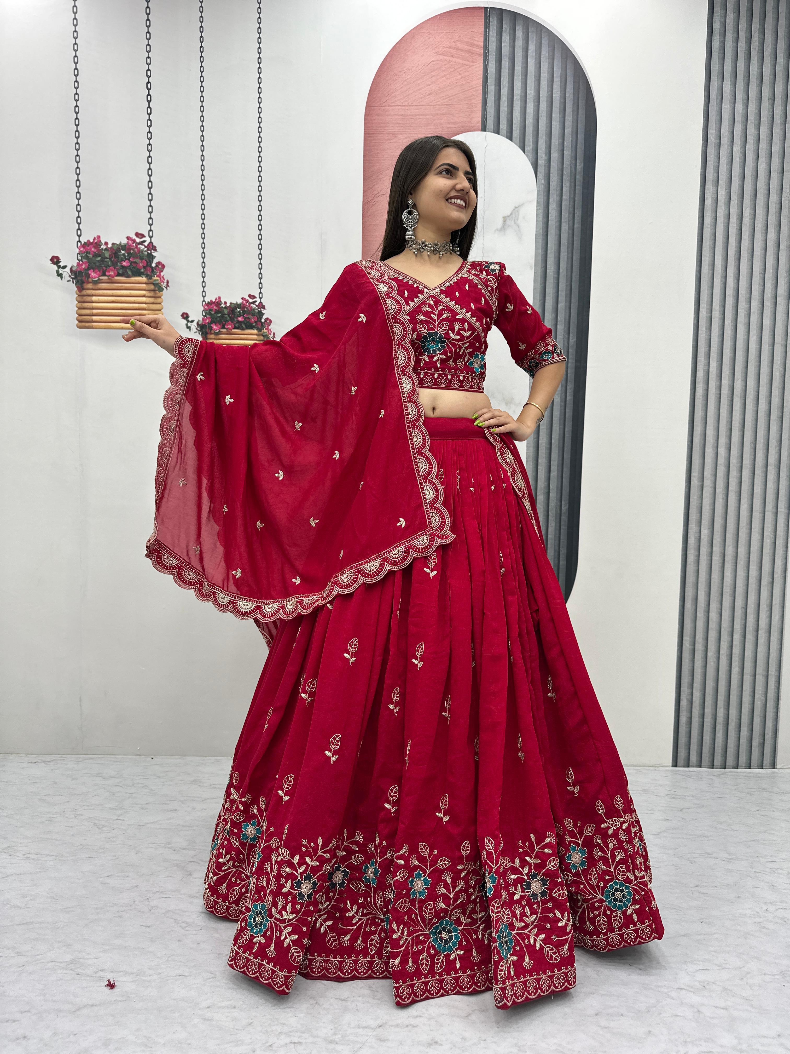 Aakrish Designers Launching New Festival Lehenga Choli