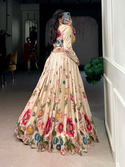 AAKRISH DESIGNERS PRINTIG LENGHA CHOLI CORD SET