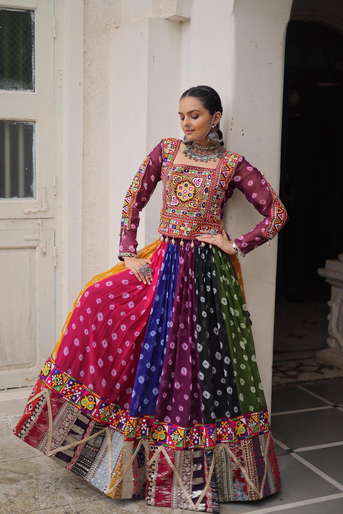 AAKRISH DESIGNERS NAVRATRI LEHENGA CHOLI COLLECTIONS