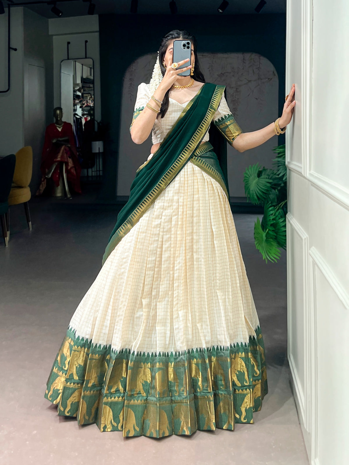 AAKRISH TRANDING SOUTH TEST NAVRATRI COLLECTION LENGHA CHOLI 2026