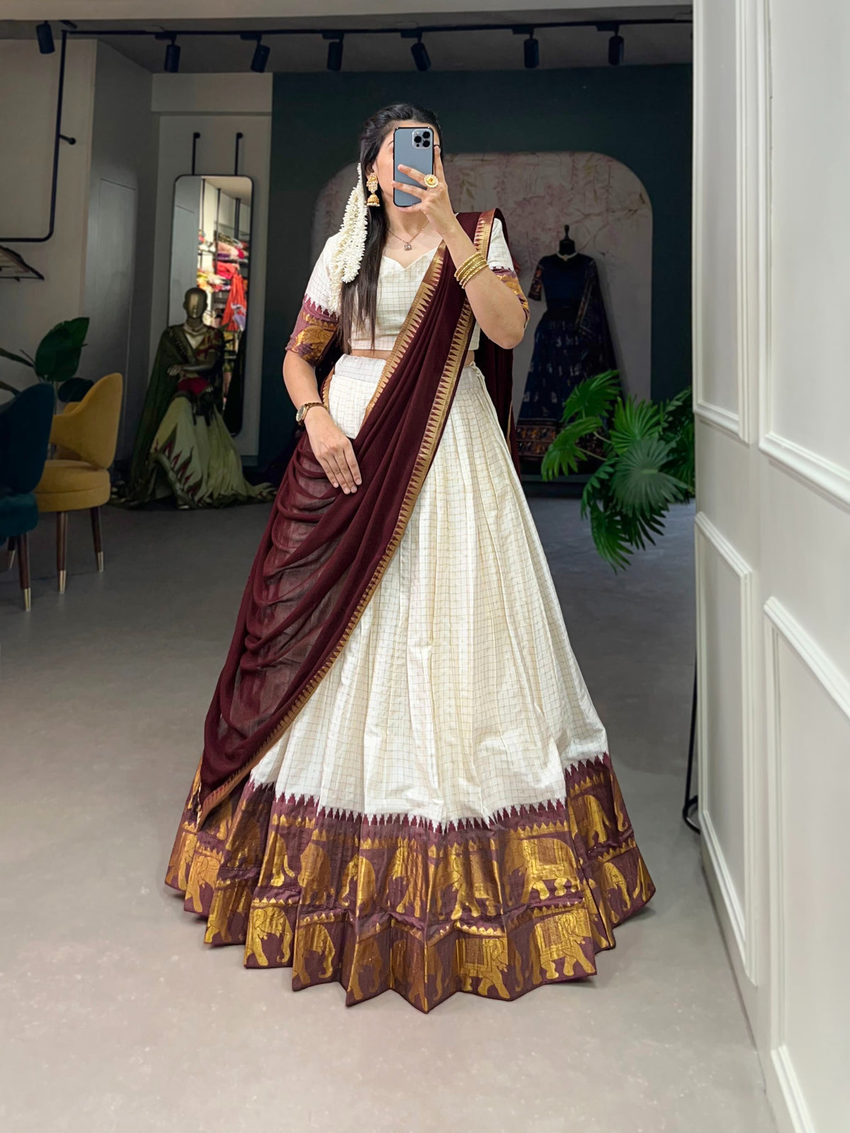 AAKRISH TRANDING SOUTH TEST NAVRATRI COLLECTION LENGHA CHOLI 2026