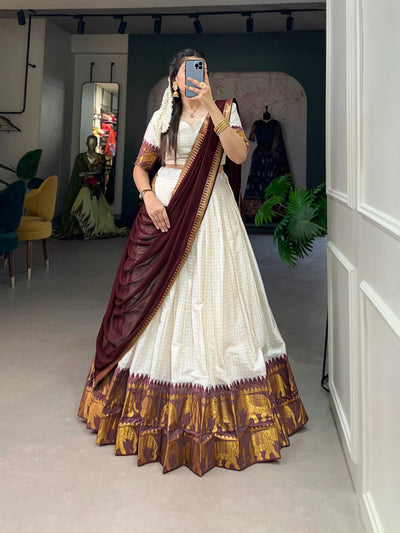 AAKRISH TRANDING SOUTH TEST NAVRATRI COLLECTION LENGHA CHOLI 2026