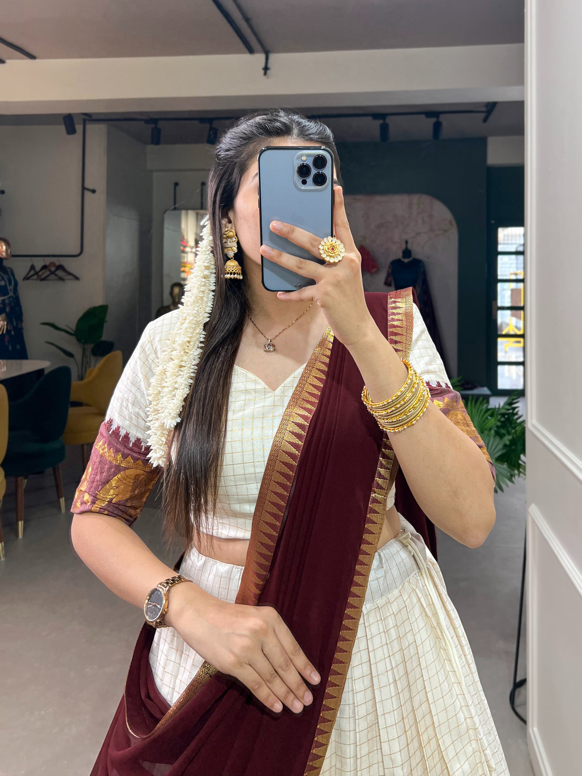 AAKRISH TRANDING SOUTH TEST NAVRATRI COLLECTION LENGHA CHOLI 2026