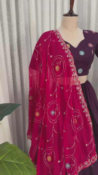 AAKRISH DESIGNERS NEW PATTERN LENGHA CHOLI 2026